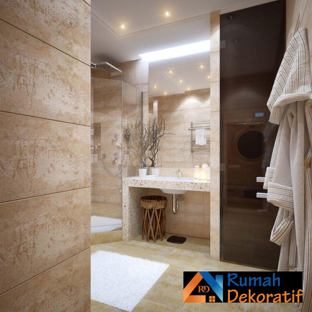 jasa cat dekoratif travertine
