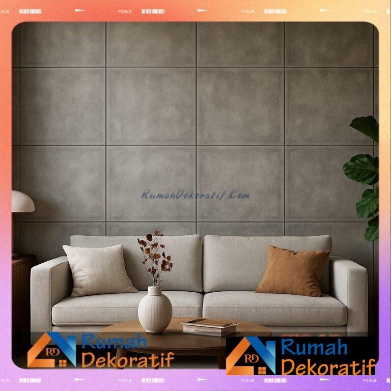 Read more about the article Faux Concrete Panel Wall: Sentuhan Dinding Estetik Bergaya Industrial