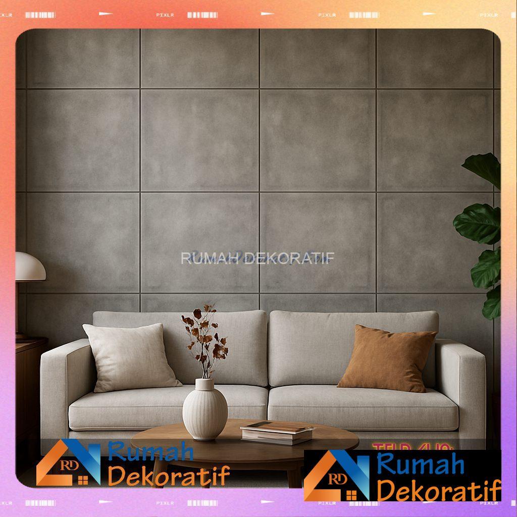 Faux Concrete Panel Wall: Sentuhan Dinding Estetik Bergaya Industrial