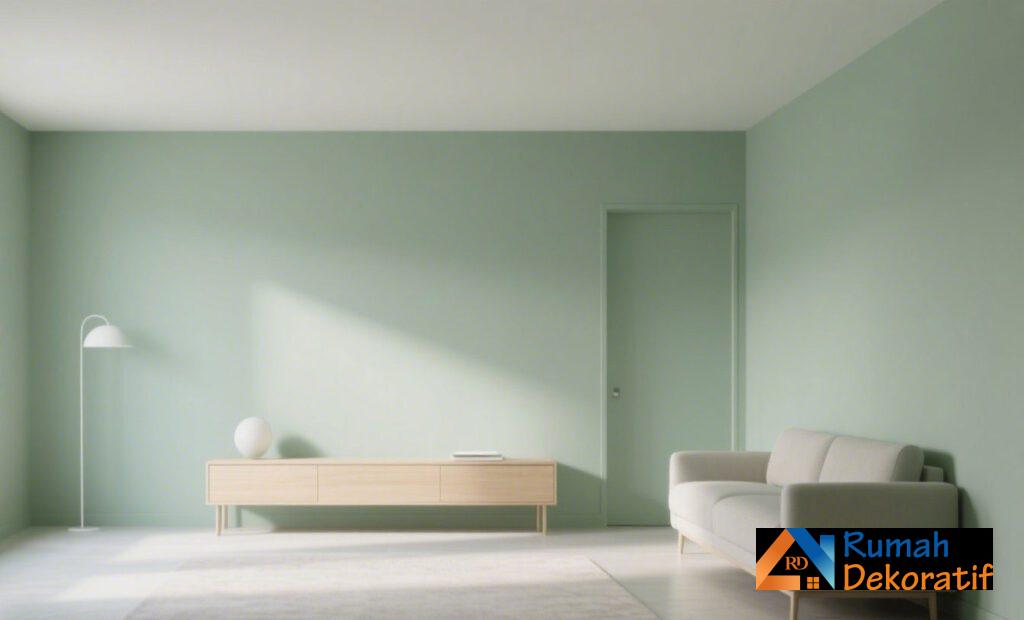 jasa cat dekoratif sage green