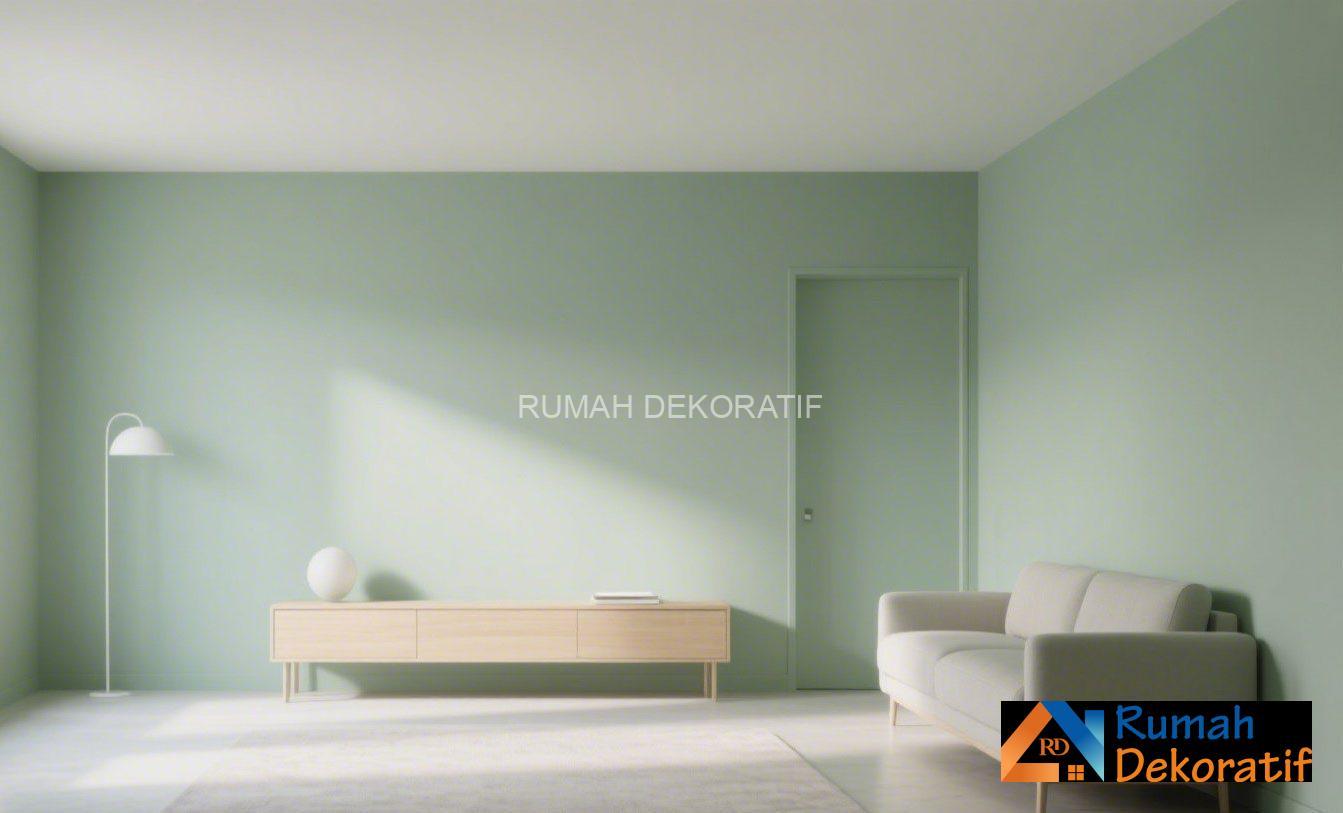 jasa cat dekoratif sage green