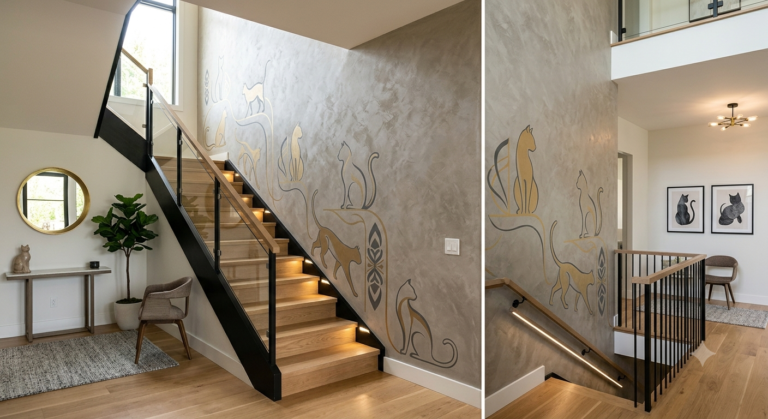 Read more about the article Cat Dekoratif untuk Dinding Tangga: Ide Desain yang Elegan dan Modern