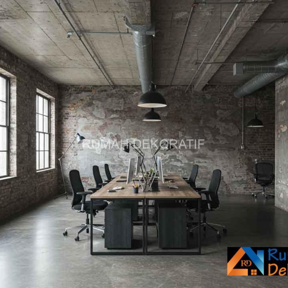 jasa pengecatan cat dekoratif efek industrial jakarta